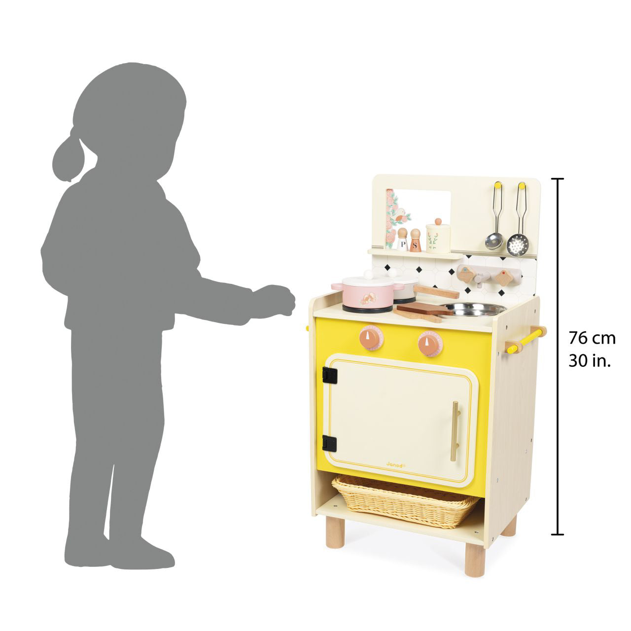 Janod - Shiny Grandma - Wooden Kitchen