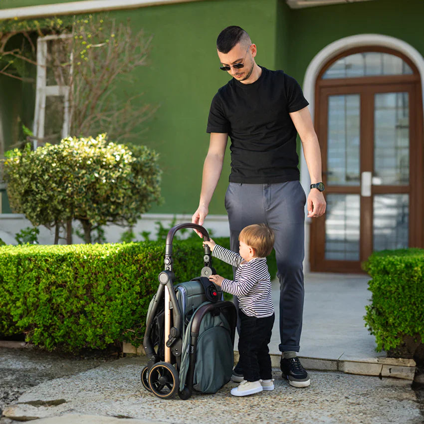 AUTOFOLDING BABY STROLLER LORET GREY