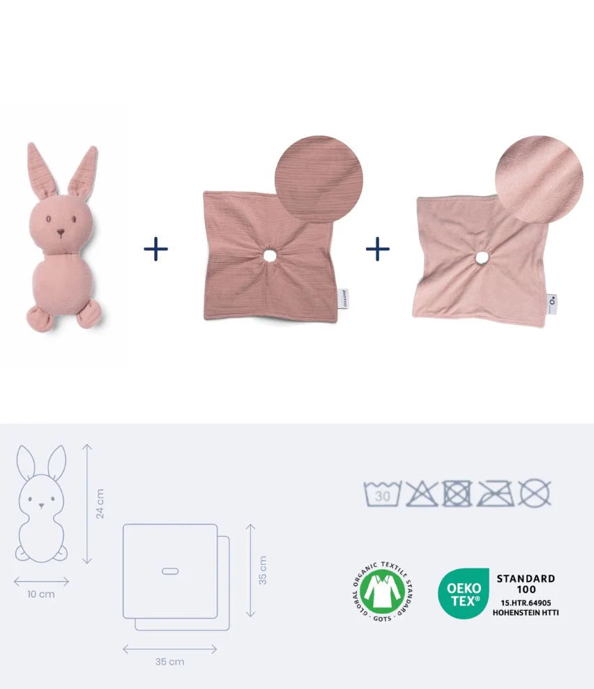 Doomoo - You & Me Bunny Plush - Pink - NEW!!
