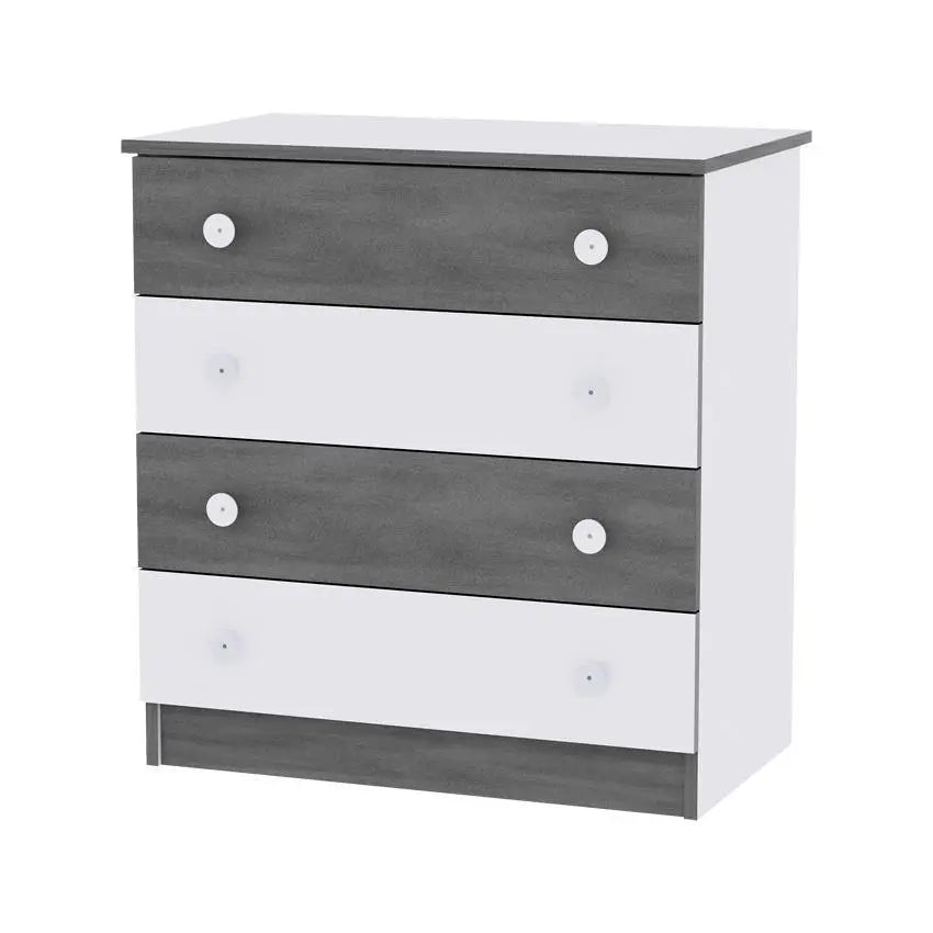 Lorelli WHITE/VINTAGE GREY DRESSER