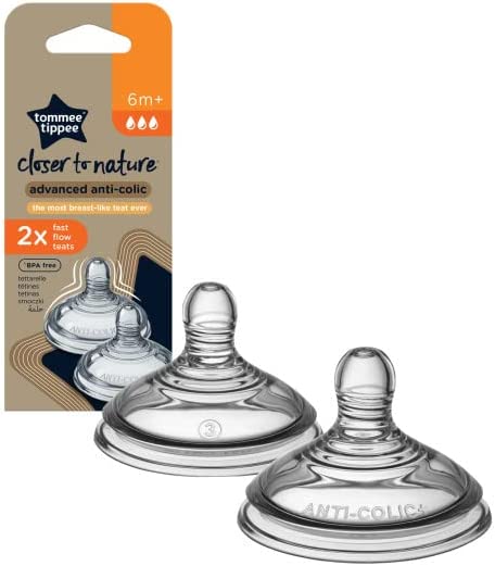 Tommee Tippee - Fast Flow Teat - 2x