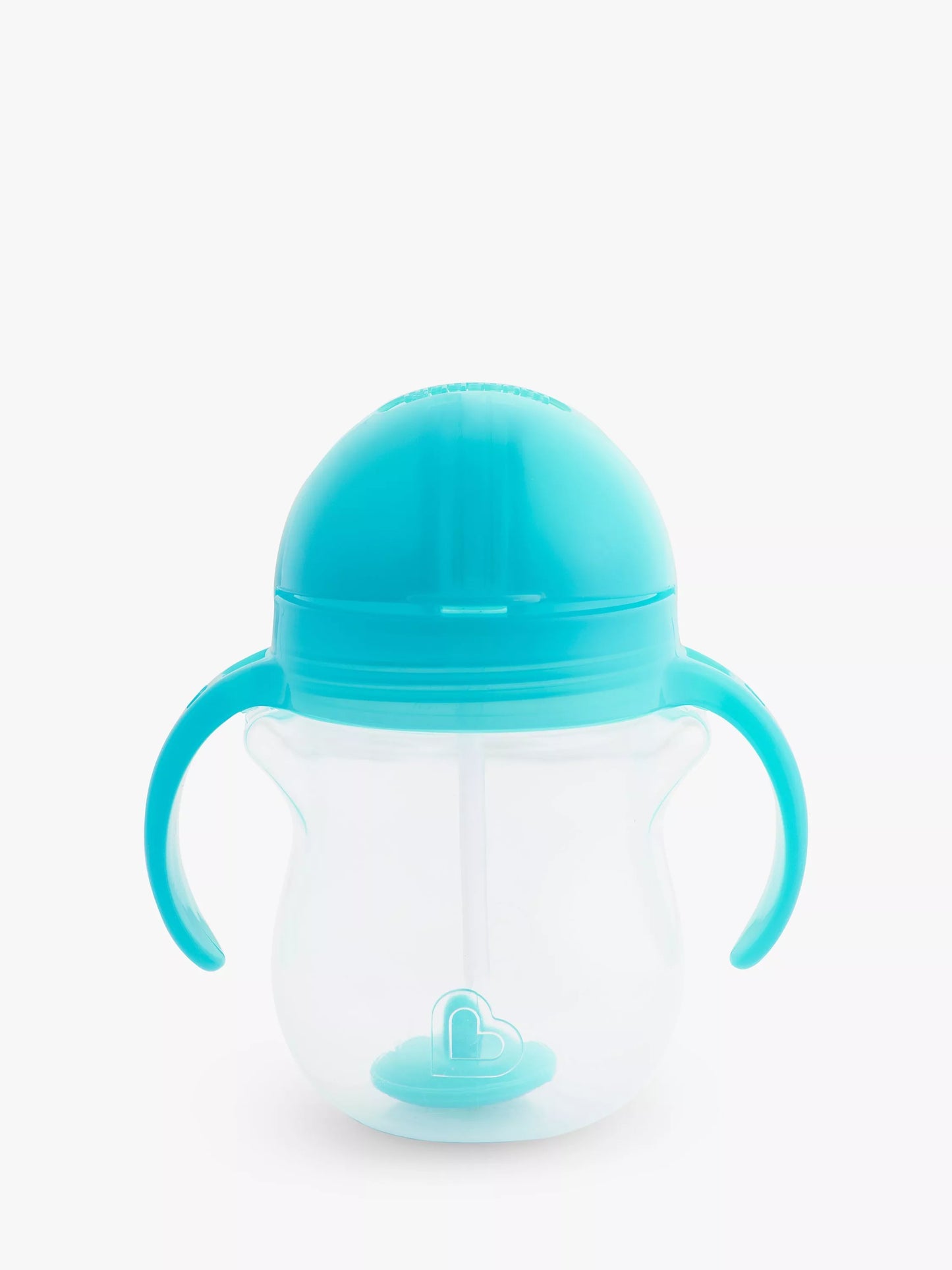 Munchkin - 7oz Gl Tip & Sip Cup - Weighted Straw - Blue