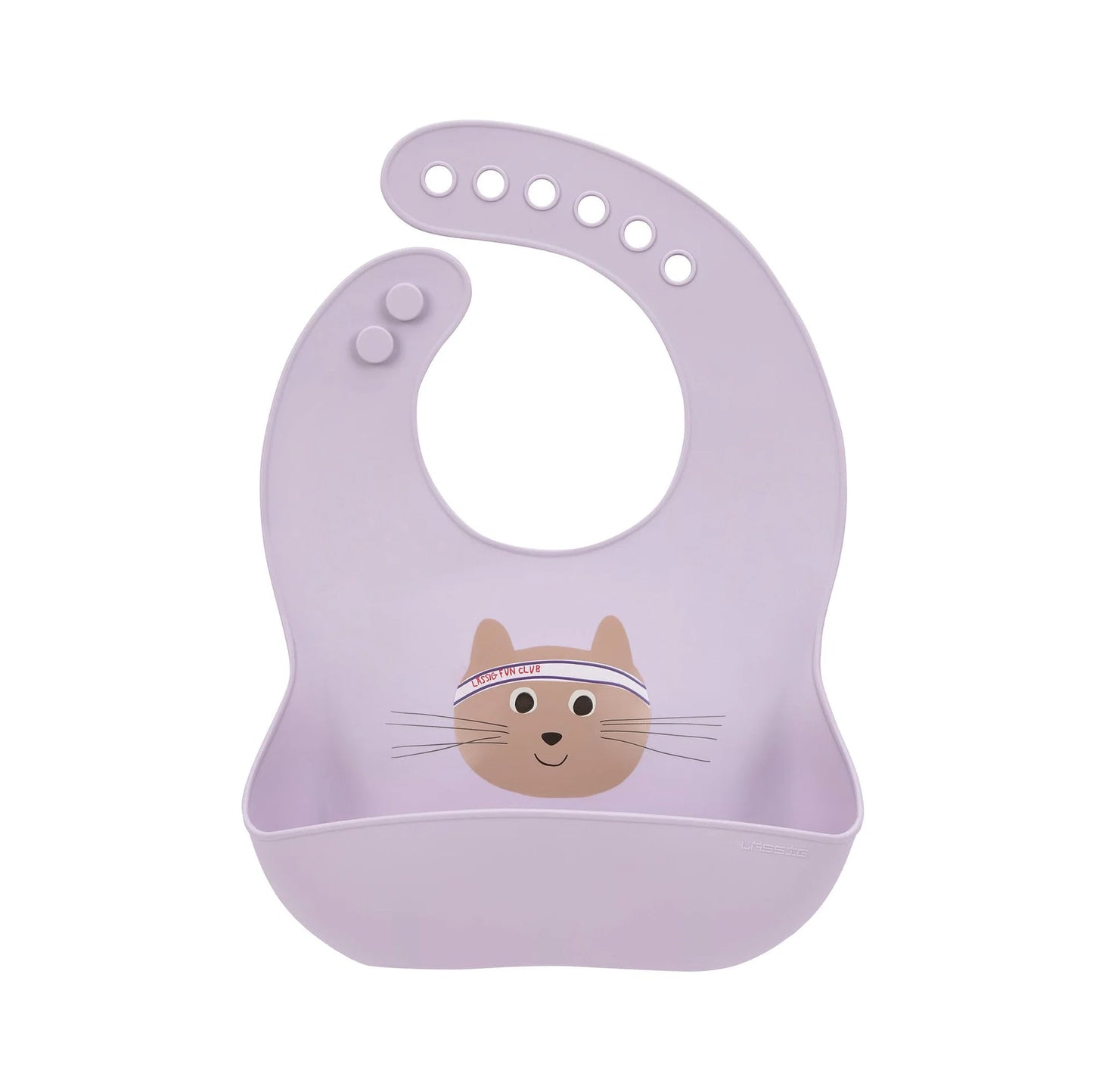 Lassig - Silicone Bibs Happy Fruits - Cherry