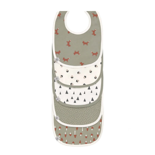 Lassig - Happy Fruits - Bibs 5pcs
