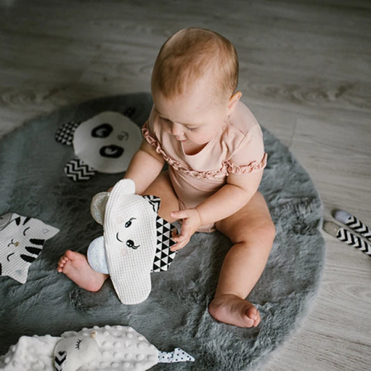 BabyOno - Flat Cuddly Toy - Blinky Cloud Blink & Smile - 1534