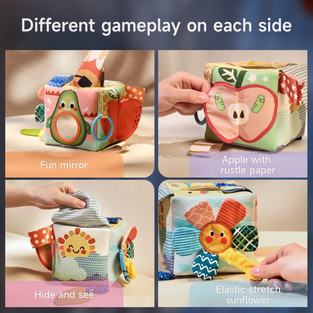 Tumama Kids - Multi-Sensory Colorful Tissue Box