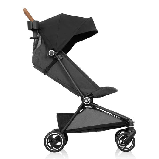EVENFLO HUMMINGBIRD ULTRA-LIGHTWEIGHT CARBON FIBER STROLLER CREST GRAY