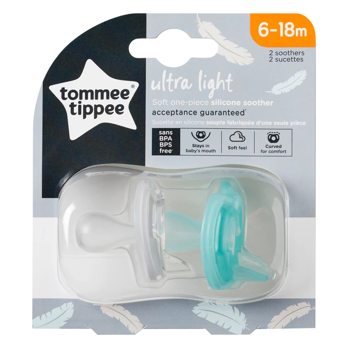 Tommee Tippee - Ultralight Night Glow Soother - 6-18m - 2pcs - Uni