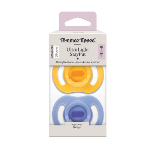 Tommee Tippee - Ultralight Silicone Soother - 6-18m - 2pcs - Boy Deco