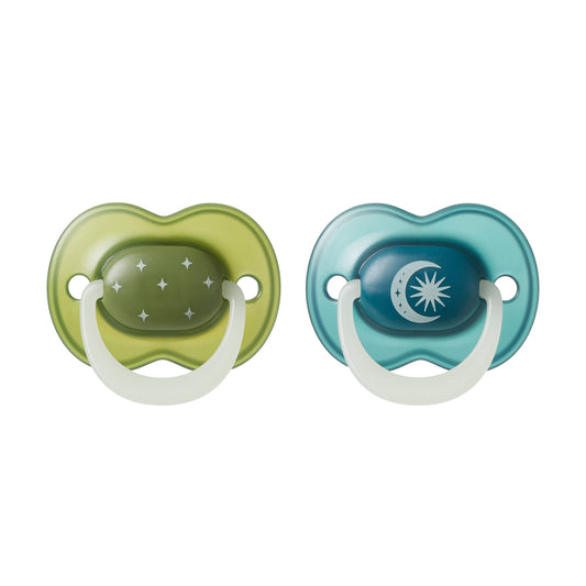 Tommee Tippee - Night Silicone Soother - (18-36m) - 2pack - NEW!!