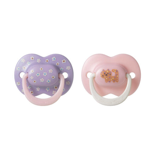 Tommee Tippee - Ultra Fit Silicone Soother - (6-18m) - 2pack - Girl Deco - NEW!!