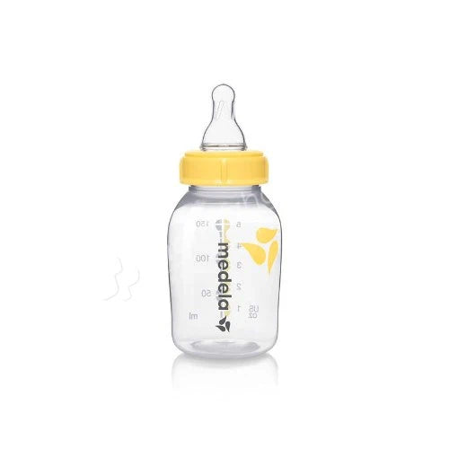 Breast milk bottle with teat