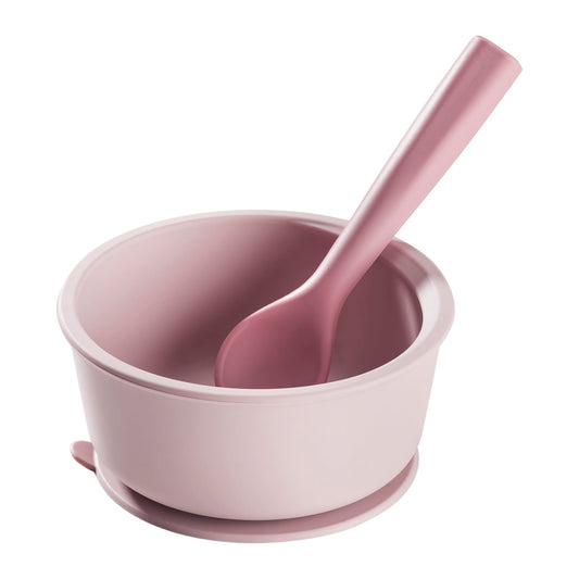 Tommee Tippee - Silicone Bowl And Spoon - Snack Pot Bot
