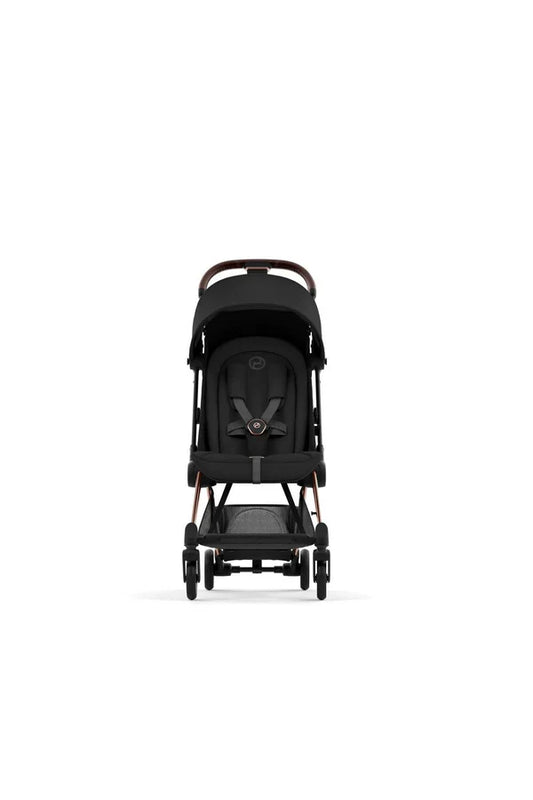 Cybex Coya Stroller Rosegold Sepia Black + Cloud-G car seat (Base G, Adapters & bumper bar are optional)