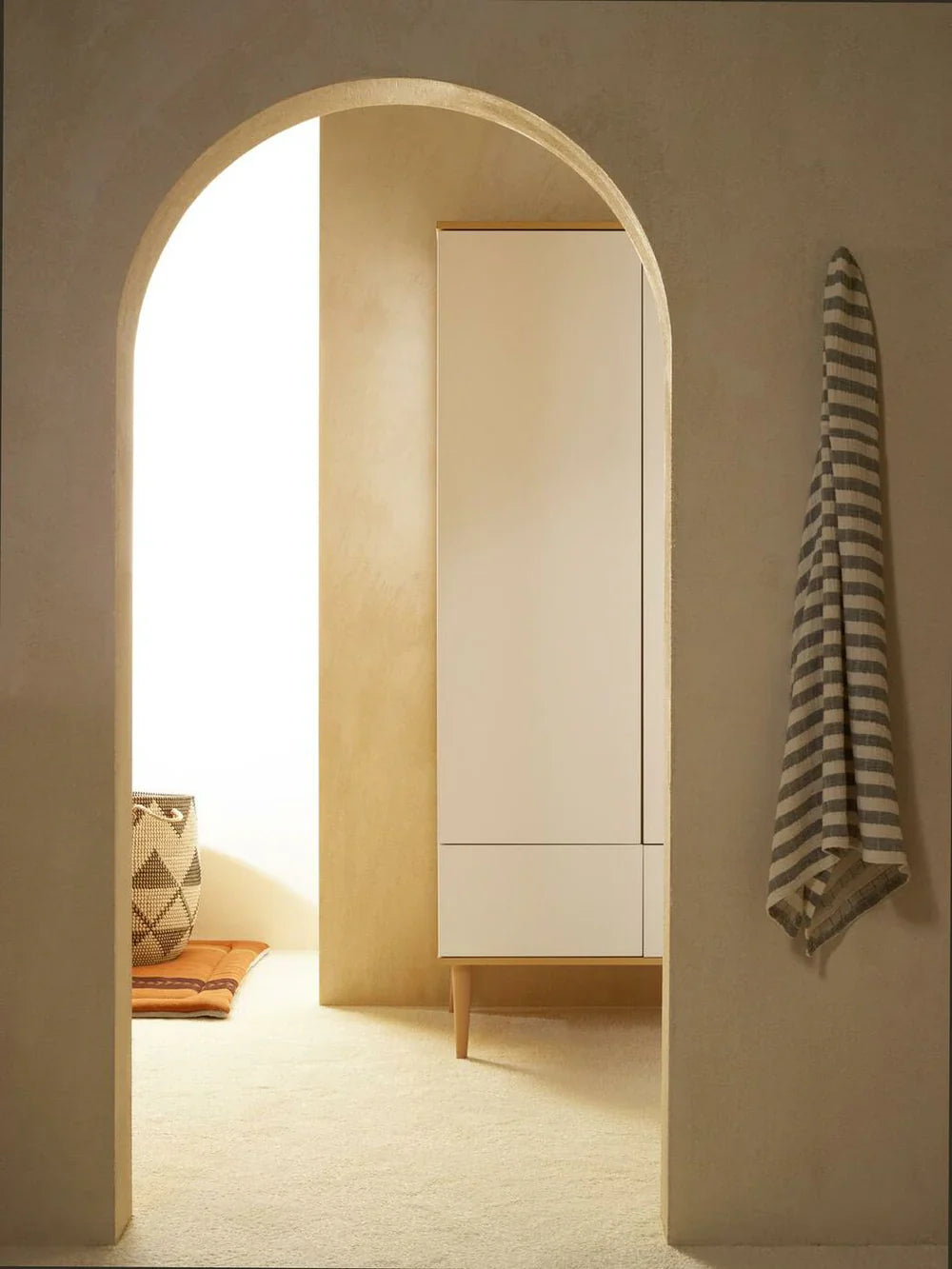 Quax Flow Wardrobe White & Oak Spacious Storage