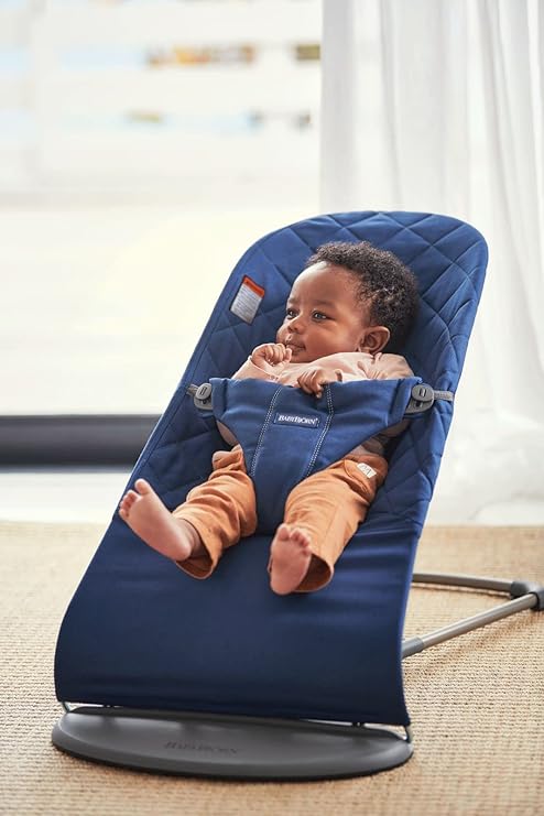 Babybjorn - Bouncer Bliss Cotton - Midnight Blue