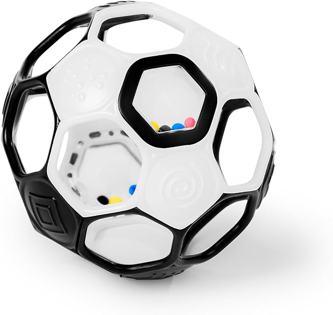 Kids2 - Bs Oball Grippin Goals Rattle - Black&White