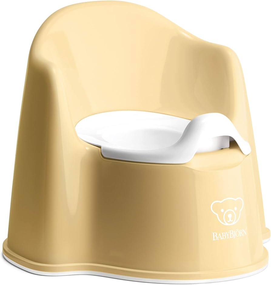 Babybjorn - Potty Chair - Powder Yellow&White