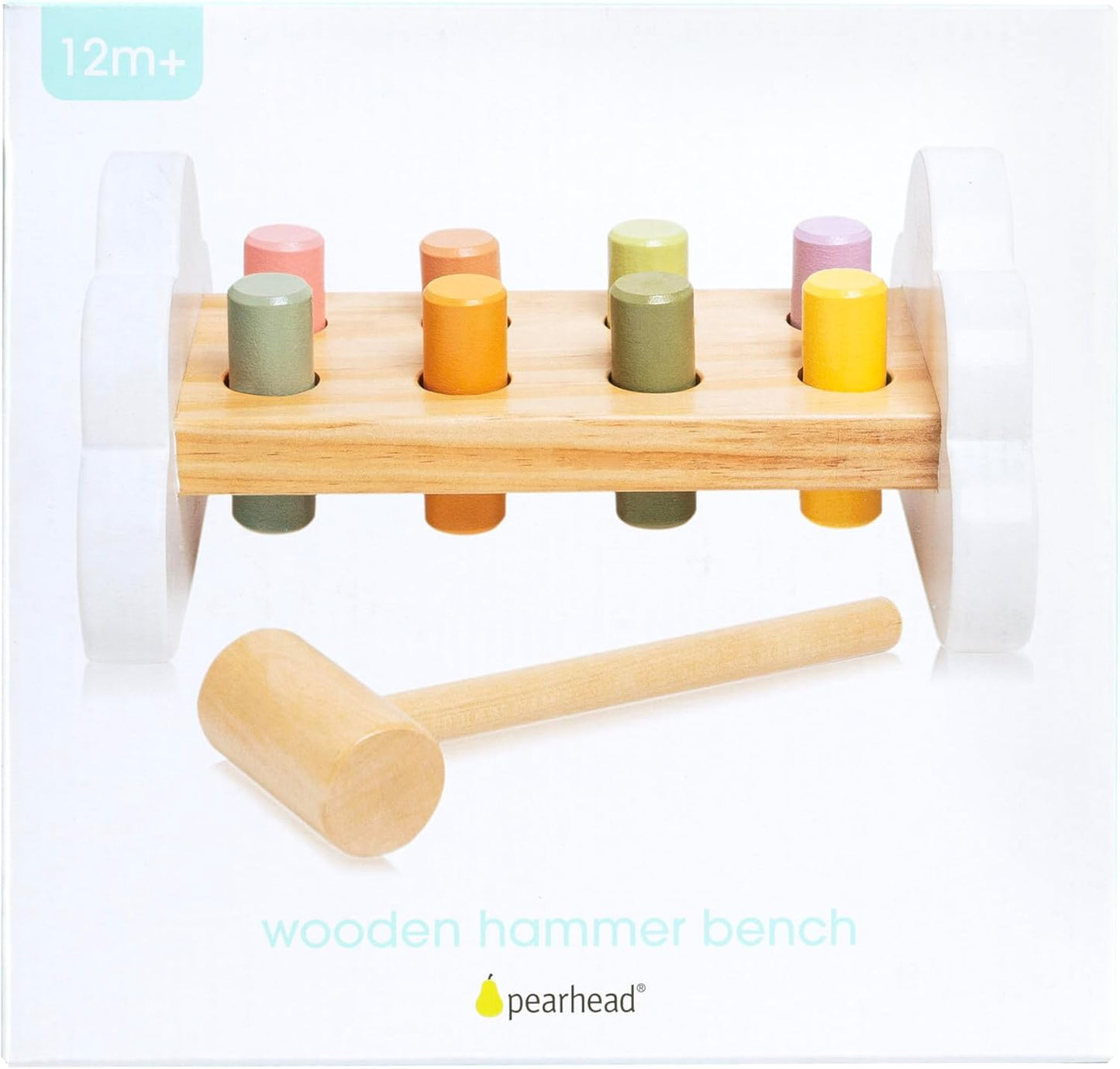 Pearhead - Bench Wooden Hammer - Bench Toy