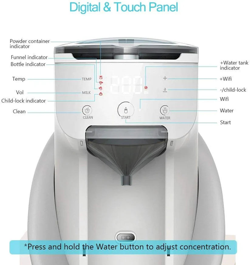 Burabi - Automatic Baby Formula Dispender Machine - White