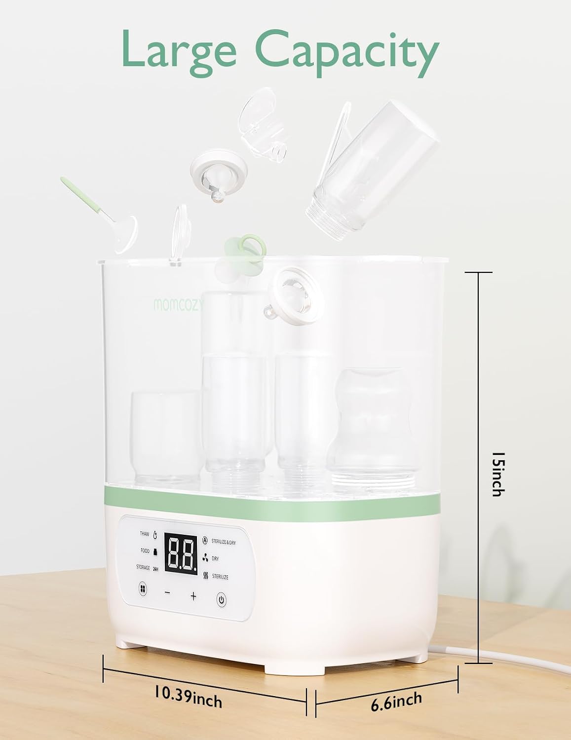Momcozy - Bottle 8in1 Steriliser And Dryer -