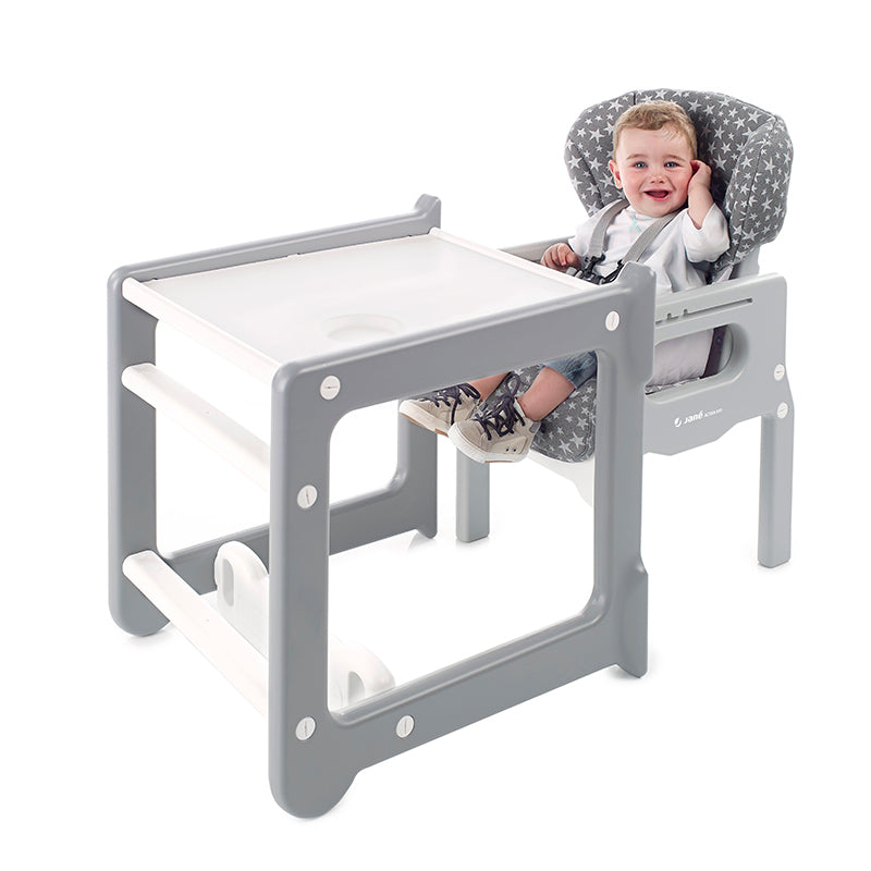 JANE TRONA ACTIVA GREY STARS T01 HIGH CHAIR
