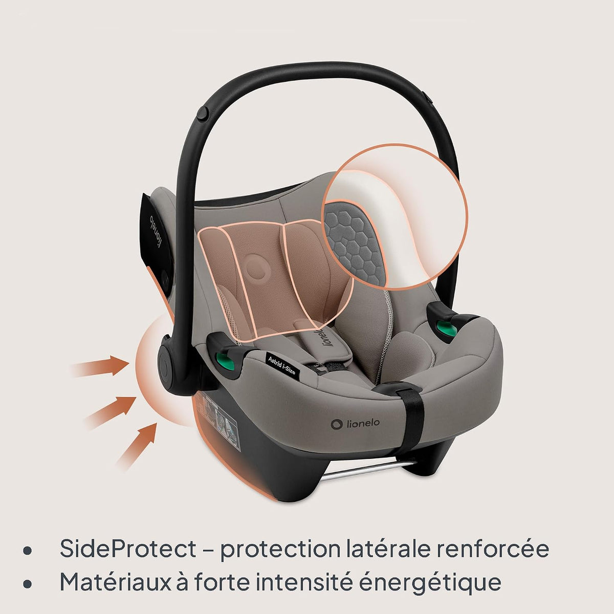 Lionelo - Tansi - Stroller+Car Seat - Beige Taupe