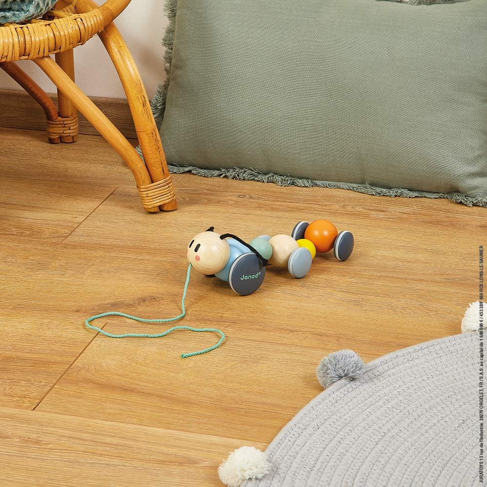 Janod - Sweet Cocoon Pull-Along Caterpillar