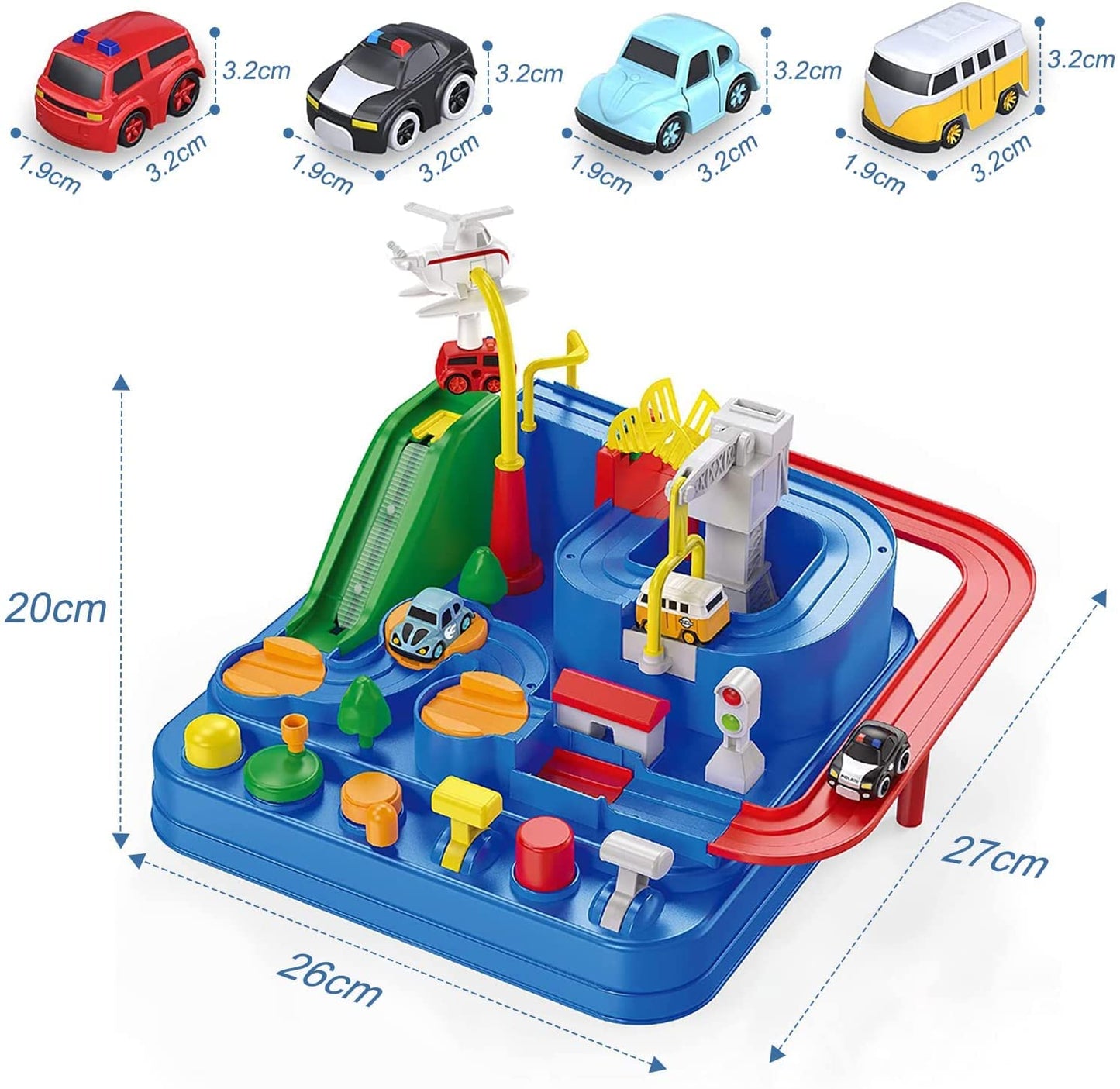 Tumama Kids - Car Adventure Race Track - Toddlers