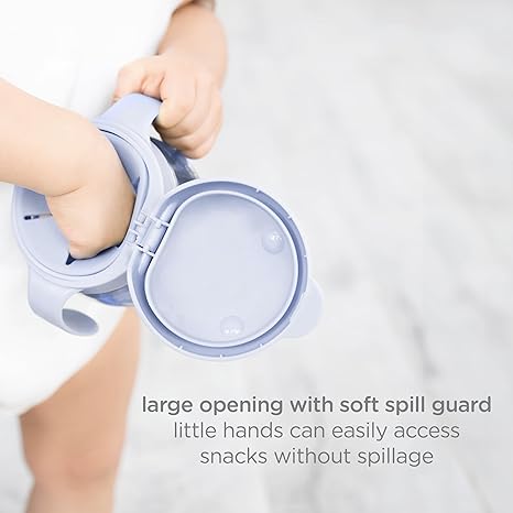 Ubbi - Snack Container - Cloudy Blue