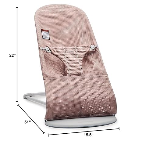 Babybjorn - Bouncer Bliss - Mesh - Dusty Pink