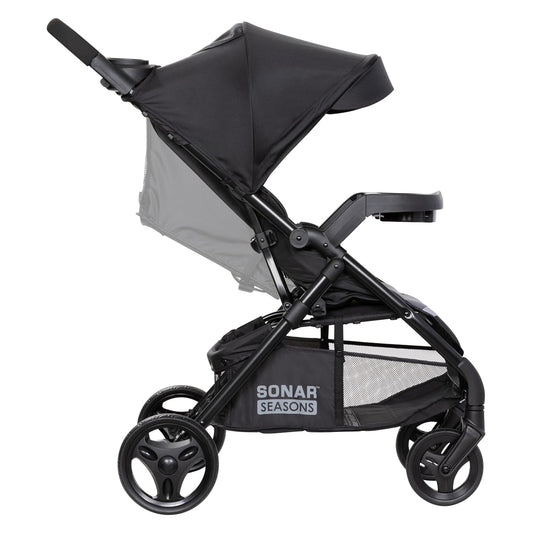 BabyTrend -Sonar Switch 6in1 Modular Travel System - With EZ-Lift Plus - Infant Car Seat Base Included - Desert Cloud