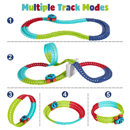 Tumama Kids - Changeable Track Race - 184pcs