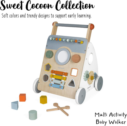 Janod - Sweet Cocoon Push Along Vehicle - Wooden