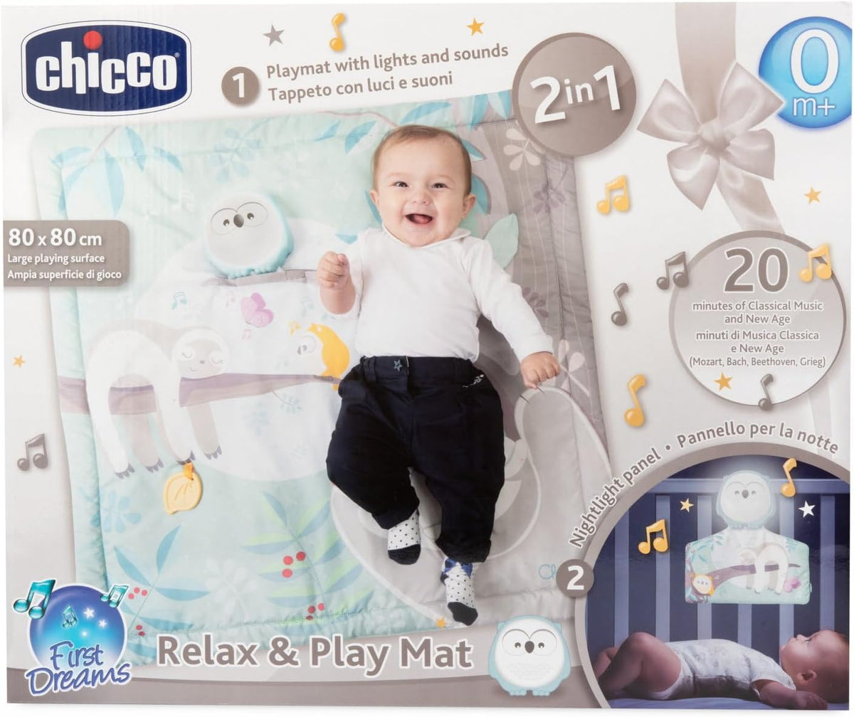 Chicco T - Toy FD 2IN1 Relax & Play Mat - Owly