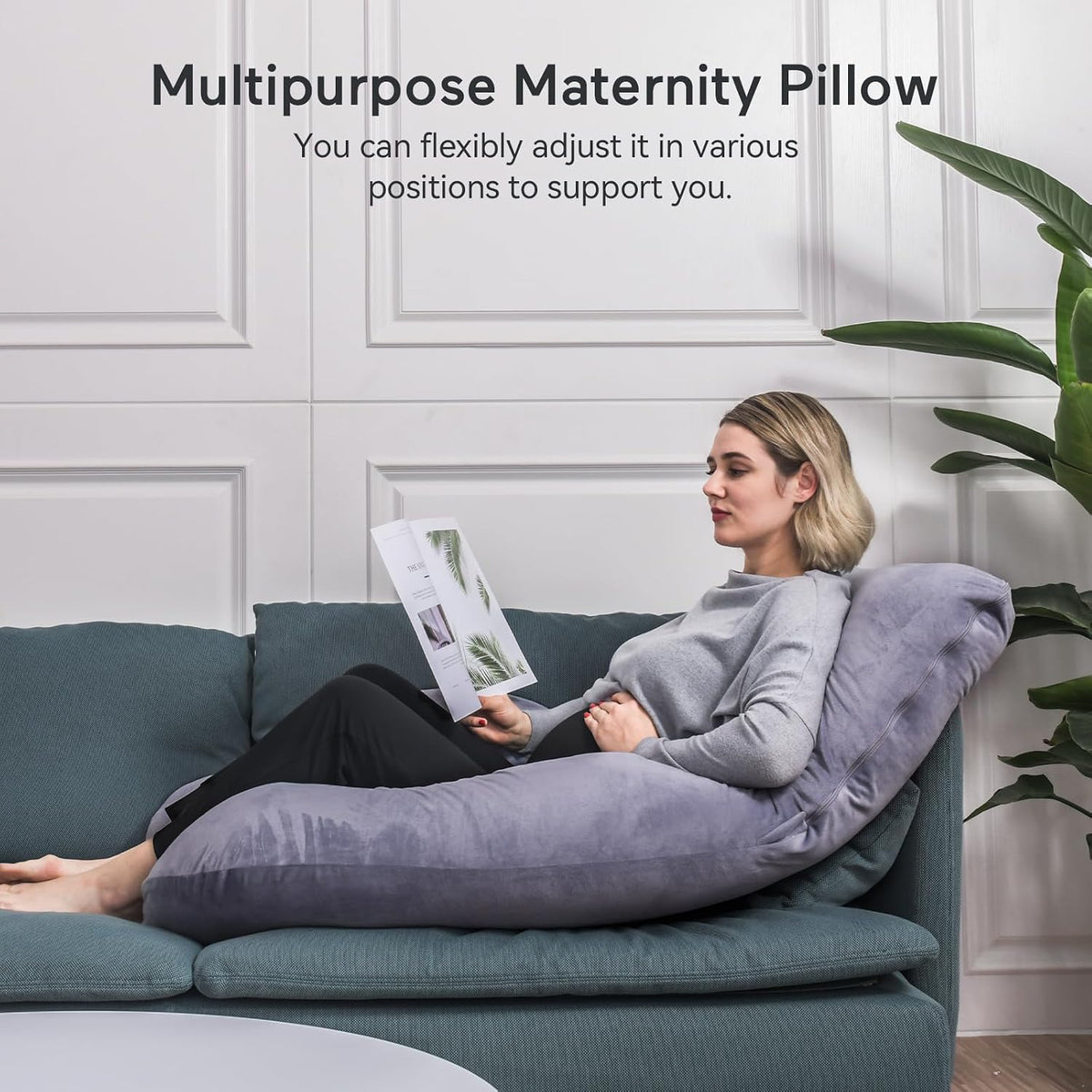 Momcozy - U Shaped Pregnancy Pillow -