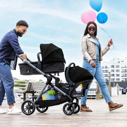 EVENFLO PIVOT XPAND MODULAR TRAVEL SYSTEM AYRSHIRE BLACK