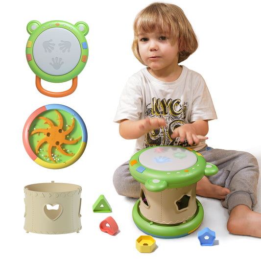 Tumama Kids - Musical Bear Drum - Set 3in1