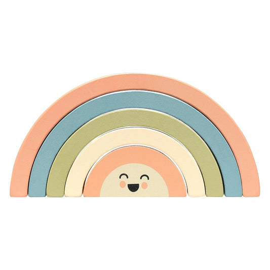 Pearhead - Wooden Stacking Toy Rainbow