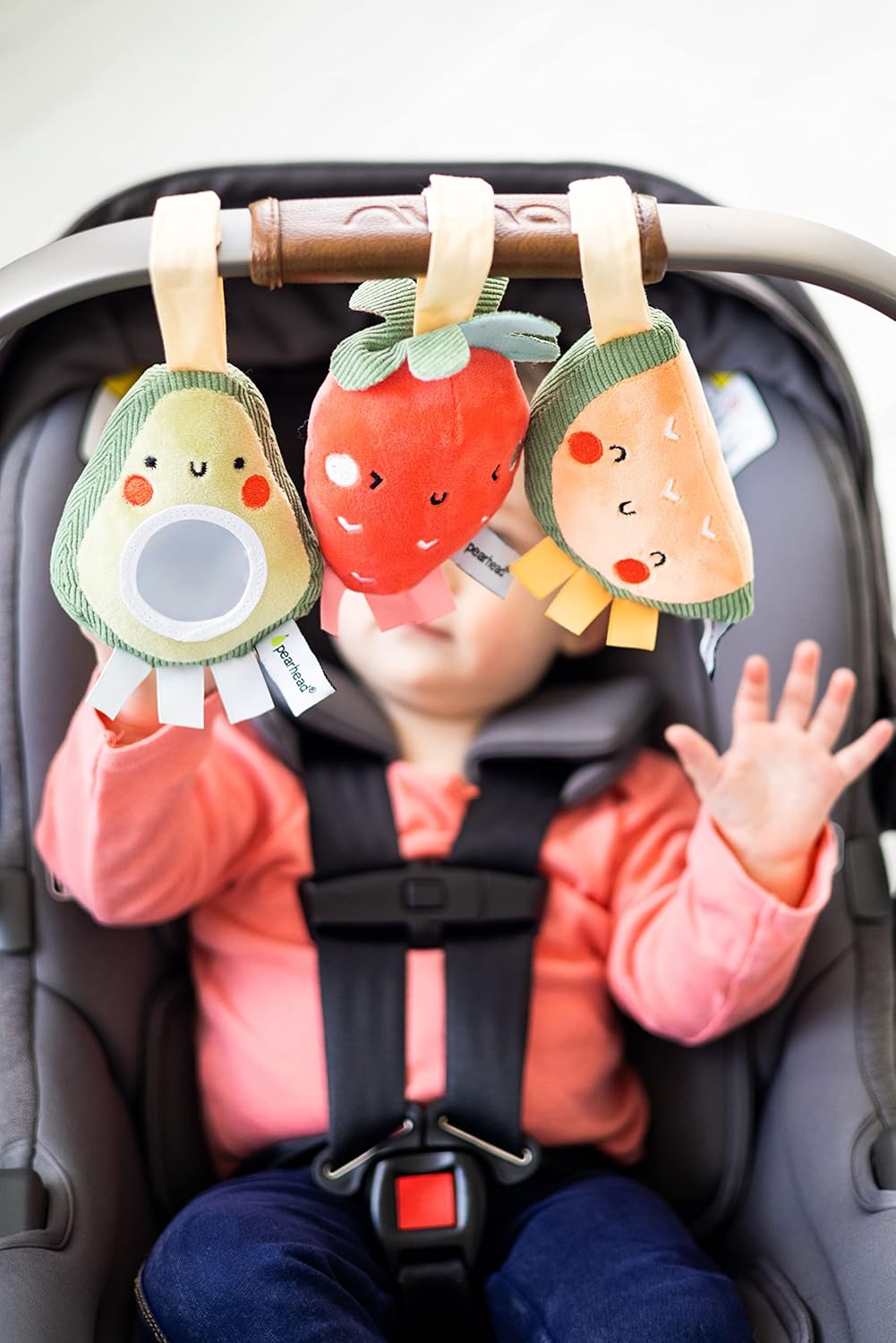 Pearhead - Stroller Toy Set Of 3 Fruits