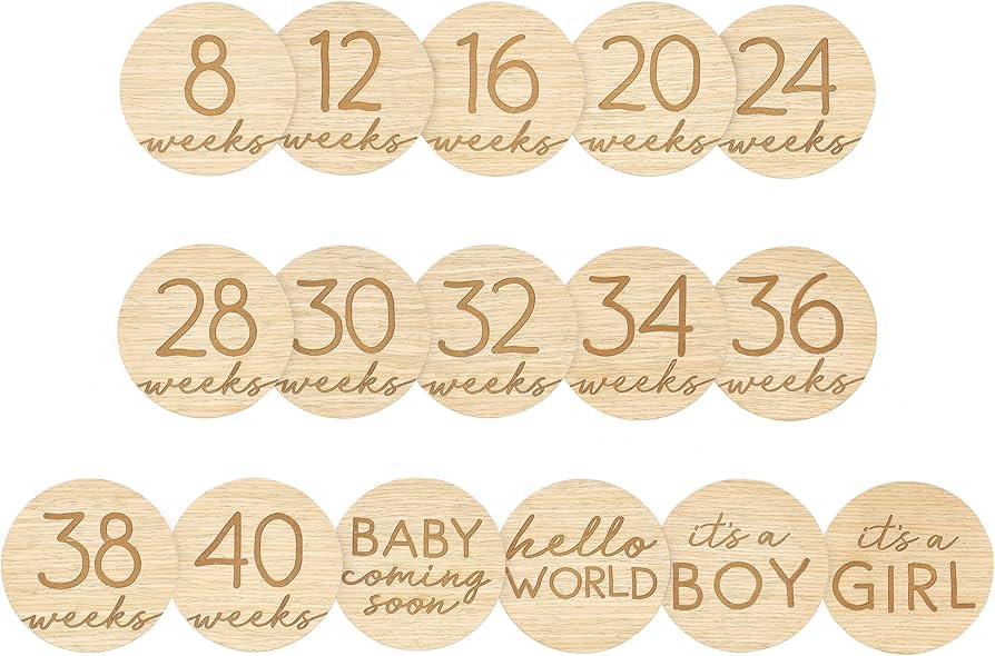 Pearhead - Pregnancy Milestone Props