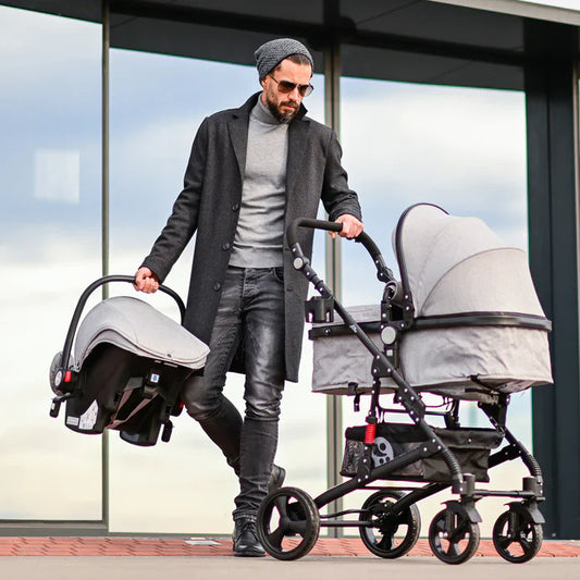 Baby Stroller ALBA CLASSIC SET GREY