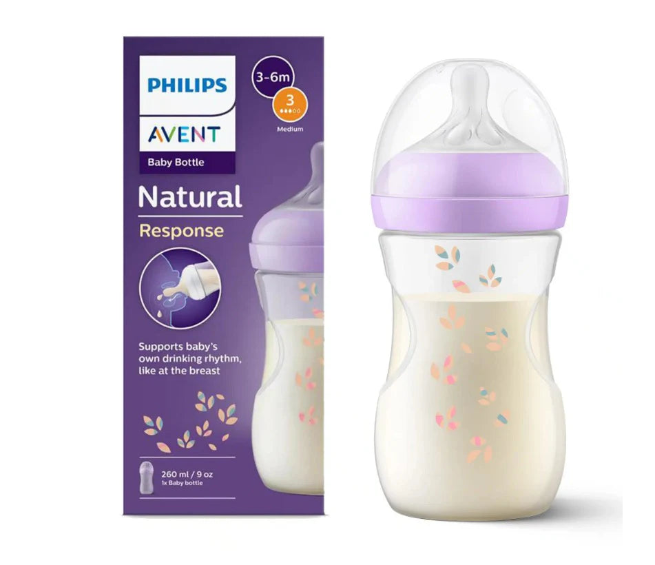 Avent - Bottle Deco - 260ml - Purple