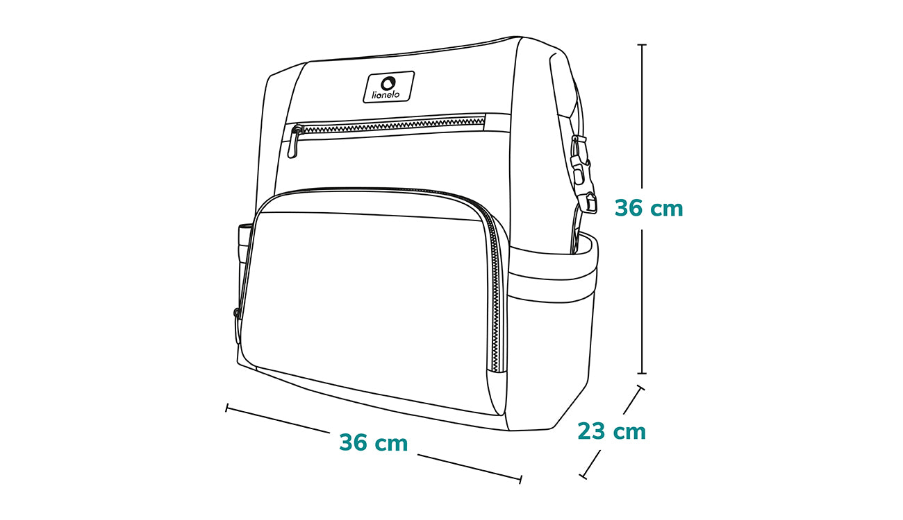 Lionelo - Cube Lovin Backpack - Black