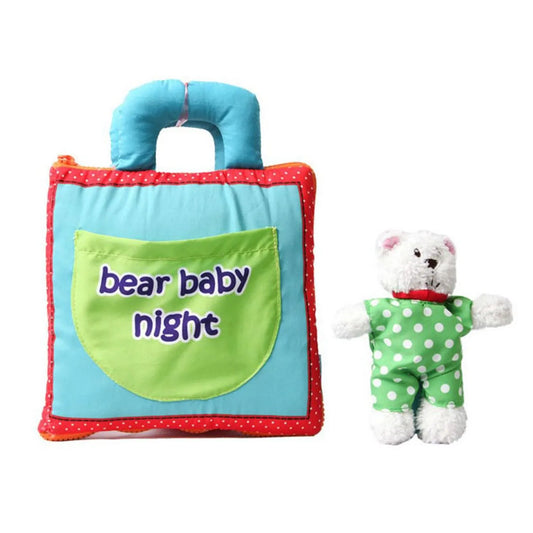 Tumama Kids - Busy Book - Bear Baby Night - Cloth Book