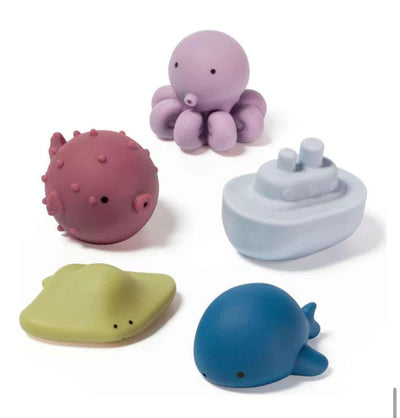 Bebe Confort - Bath Toys Splitto 5pcs - Storage Net