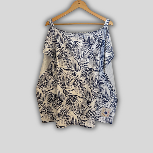 MyHokeyPokey - breast feeding cover - Tropical Blue