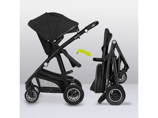 Lionelo - Bianka 3in1 Stroller - Black Onyx - Travel System