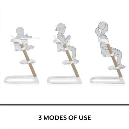 EVENFLO RIGHTSEAT MULTISTAGE HIGH CHAIR SEA SALT WHITE