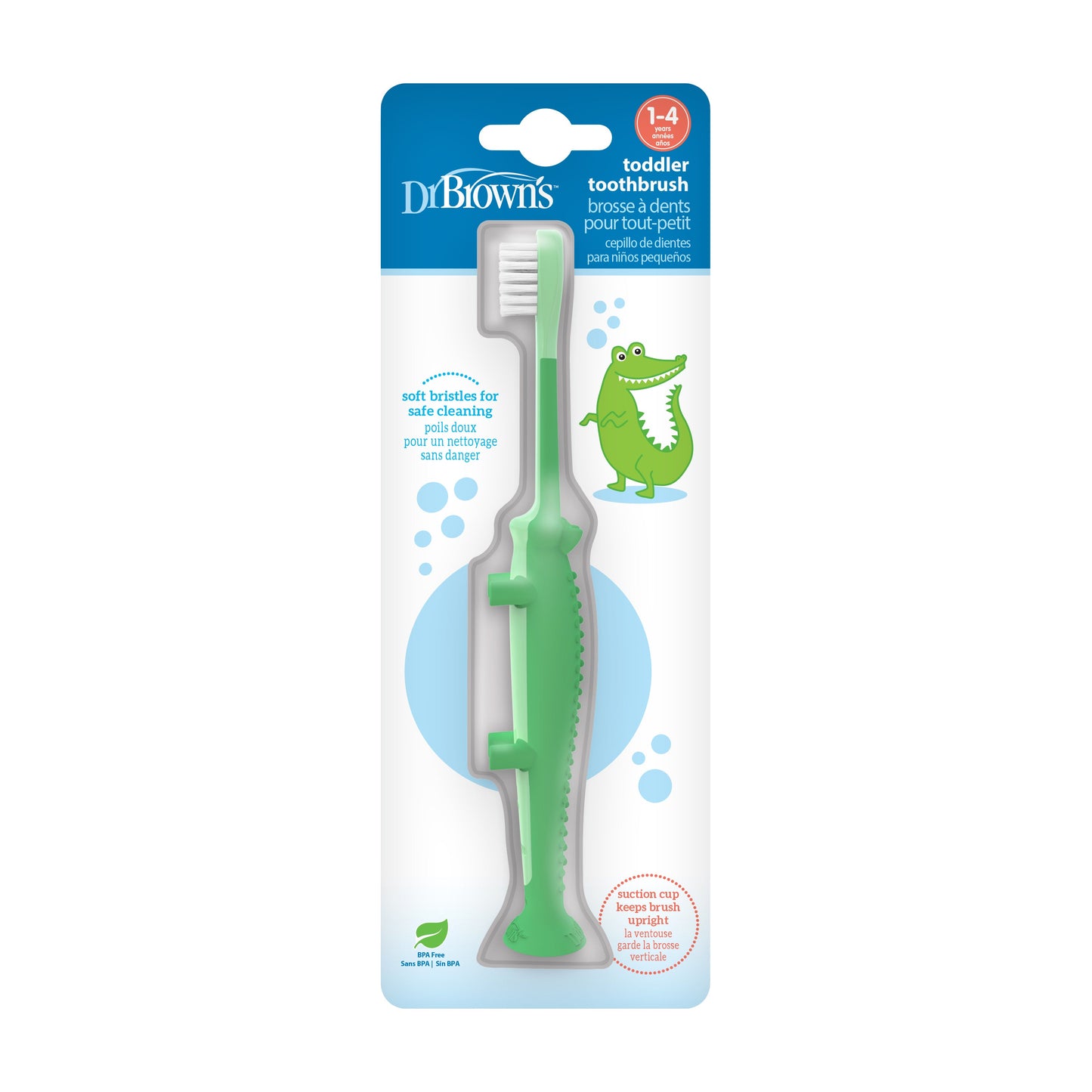 Toddler Crocodile Toothbrush (1-4 years)